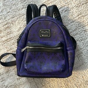 Disney Parks Exclusive Haunted Mansion Loungefly Backpack